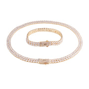 Set Bijuterii Monaco Double Tennis