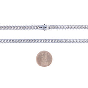 Set Monaco 4mm Argintiu