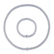 Set Monaco 8mm Arginitu Pietre