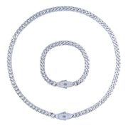 Set Monaco 8mm Arginitu Pietre Rond