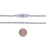 Set Monaco 2mm Rope Argintiu