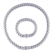 Set Monaco 12mm Pietre Argintiu