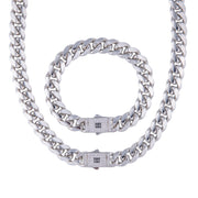 Set Monaco 12mm Pietre Argintiu