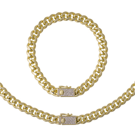 Set Bijuterii Golden Cuban