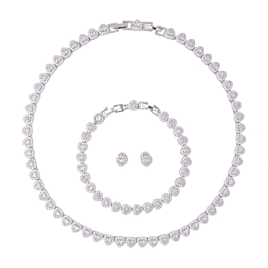 Set Mini Sparkling Hearts