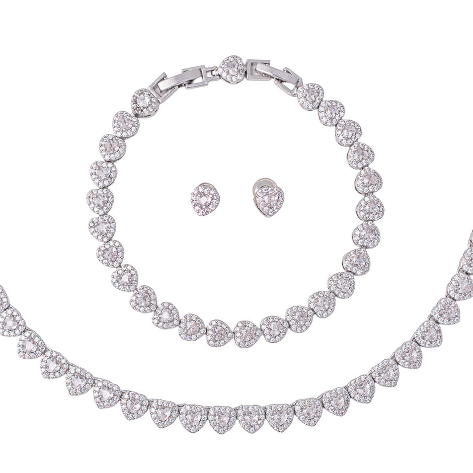 Set Mini Sparkling Hearts