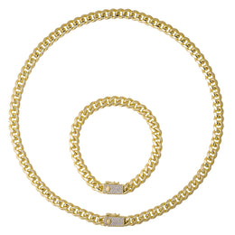 Set Bijuterii Golden Cuban