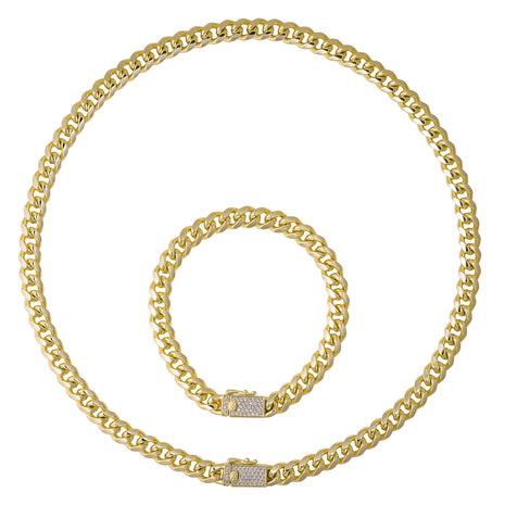 Set Bijuterii Golden Cuban