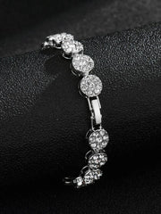 Bratara Diamond Rotund, din otel inoxidabil