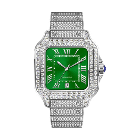 Ceas Santos Clean Dial - Automatic Iced Full Moissanite VVS