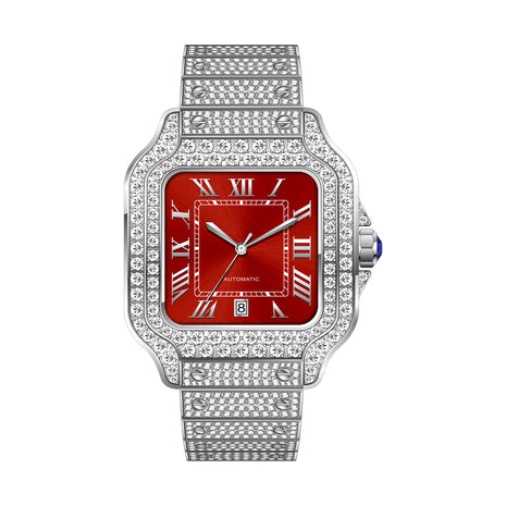 Ceas Santos Clean Dial - Automatic Iced Full Moissanite VVS