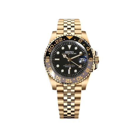 CEAS SEIKO GMT - GOLD BLACK