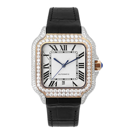 Ceas Santos Rose Bezel - Automatic Iced Full Moissanite VVS