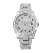 Ceas Datejust Arabic - Automatic Iced Full Moissanite VVS