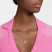 Set Lebada Icon Rose Pink Colier Cercei