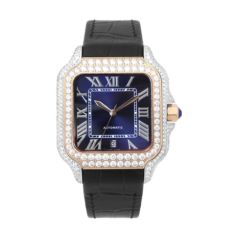 Ceas Santos Rose Bezel - Automatic Iced Full Moissanite VVS