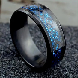 Inel Valuxy Negru Albastru