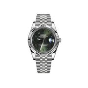 CEAS SEIKO DATEJUST - OLIVE GREEN ARABIC