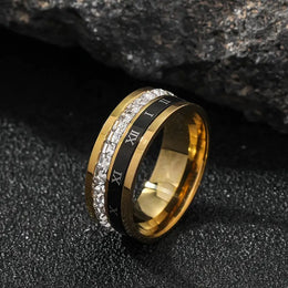 Inel Valuxy Auriu Romane Tennis