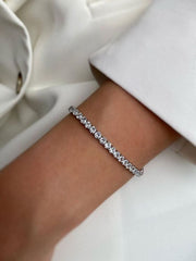 Set Tennis Silver 4mm