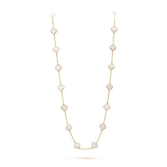 Colier Van Luxy White 80cm