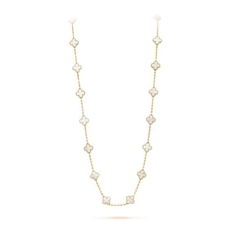 Colier Van Luxy White 80cm