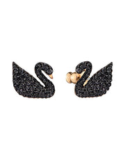 Set Lebede Negru Rose gold