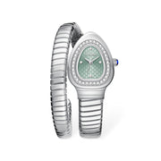 Ceas Bijou Serp – Silver Mentă Edition | Valuxy