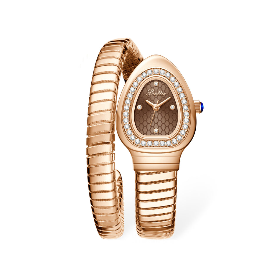 Ceas Bijou Serp – Rose Edition | Valuxy