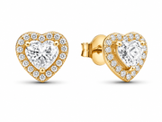 Setul Gold Heart cu Argint 925