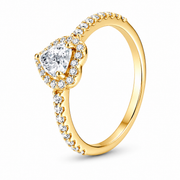 Setul Gold Heart cu Argint 925