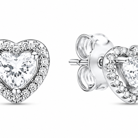 Setul Silver Heart cu Argint 925