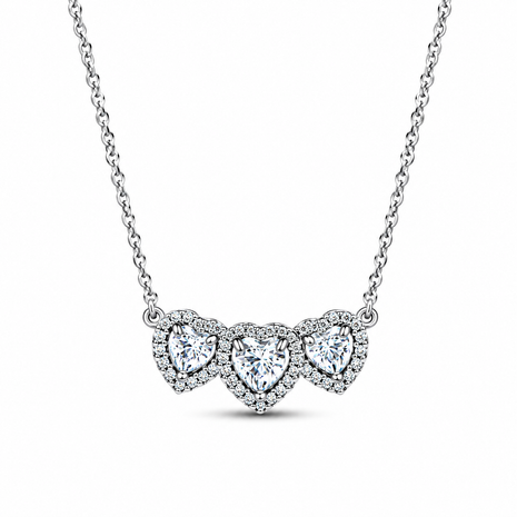 Setul Halo Hearts cu Argint 925