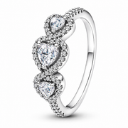 Setul Halo Hearts cu Argint 925