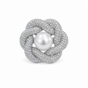 Inel Flowered Pearl