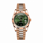 CEAS SEIKO DAYDATE - ROSE GREEN