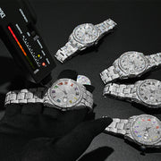 Ceas Datejust Roman - Automatic Iced Full Moissanite VVS