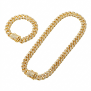 Set Cuban Auriu 14mm