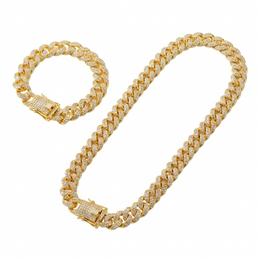 Set Cuban Auriu 14mm