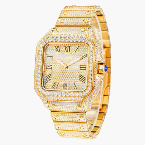 Ceas Santos - Automatic Iced Full Moissanite VVS