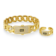 Set Bratara & Inel Reglabil Monaco