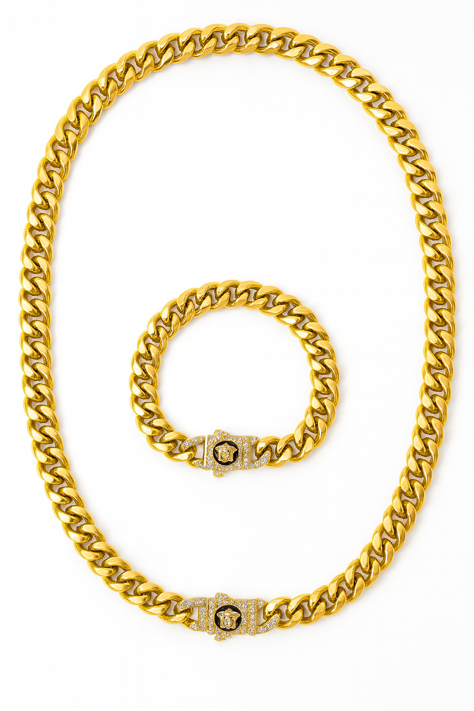 Set Cuban Medusa Clasic 12mm