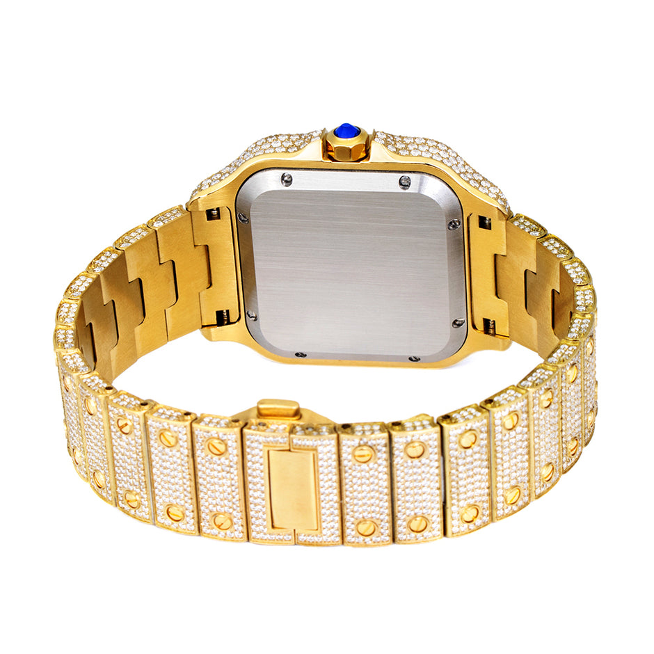 Ceas Santos - Automatic Iced Full Moissanite VVS