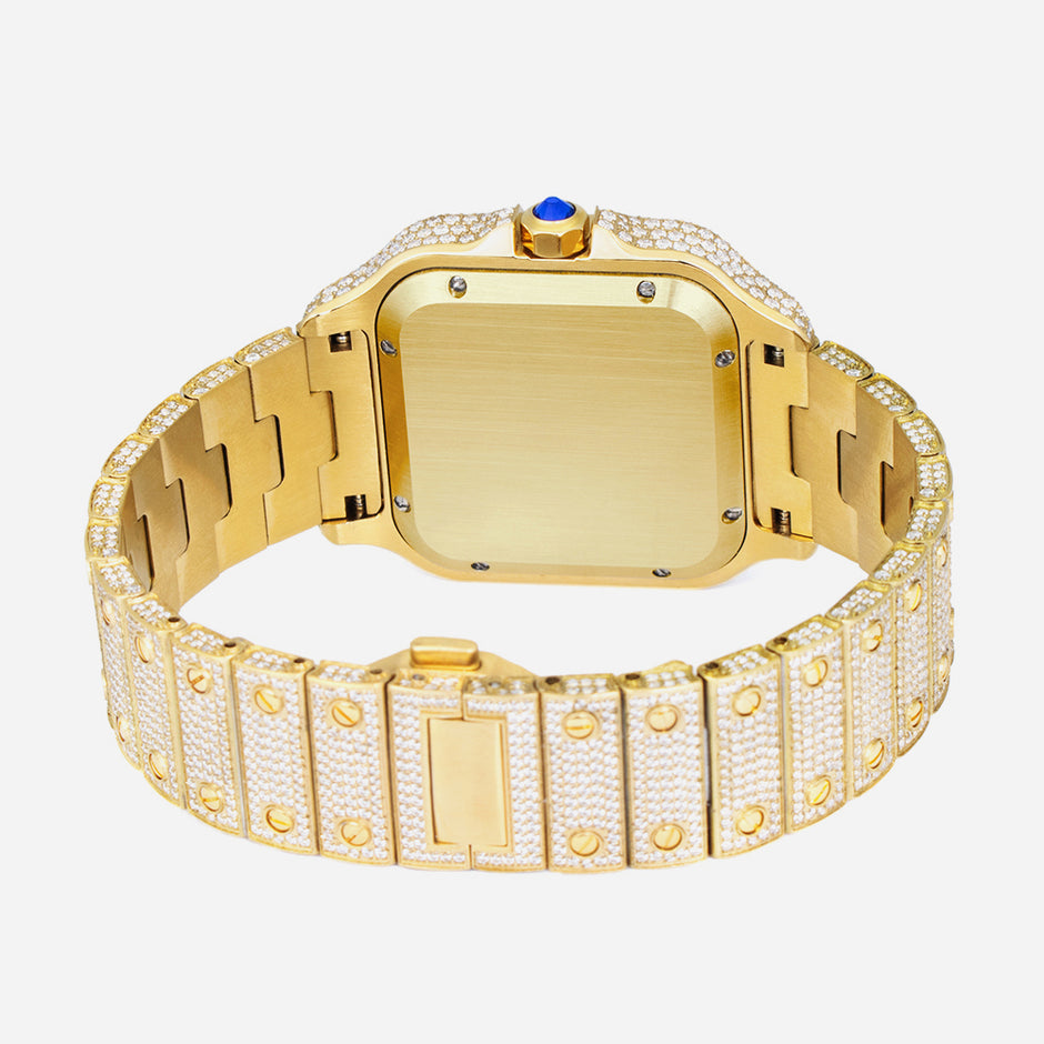 Ceas Santos - Automatic Iced Full Moissanite VVS