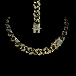 Set Colier + Bratara Valuxy Miami Auriu