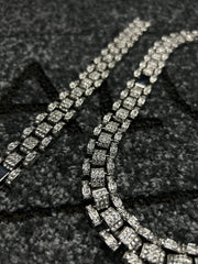 Set Colier +Bratara Valuxy Lux Argintiu