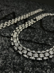 Set Colier +Bratara Valuxy Lux Argintiu