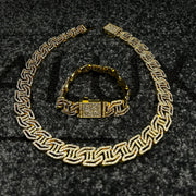 Set Colier + Bratara Valuxy G Class Auriu