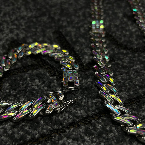 Set Colier + Bratara Valuxy Rich Cristal Argintiu