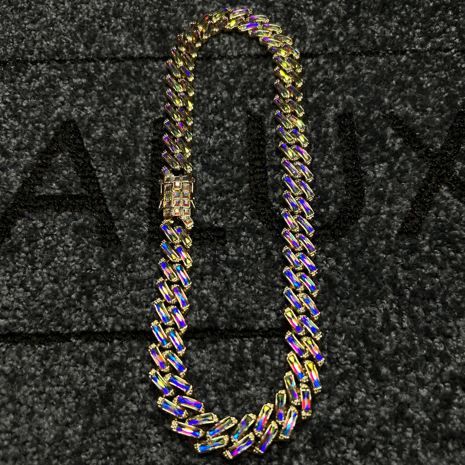 Set Colier + Bratara Valuxy Rich Cristal Auriu